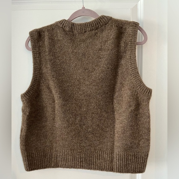 Sezane Samuel Jumper Dark Taupe - Size S - Picture 5 of 6